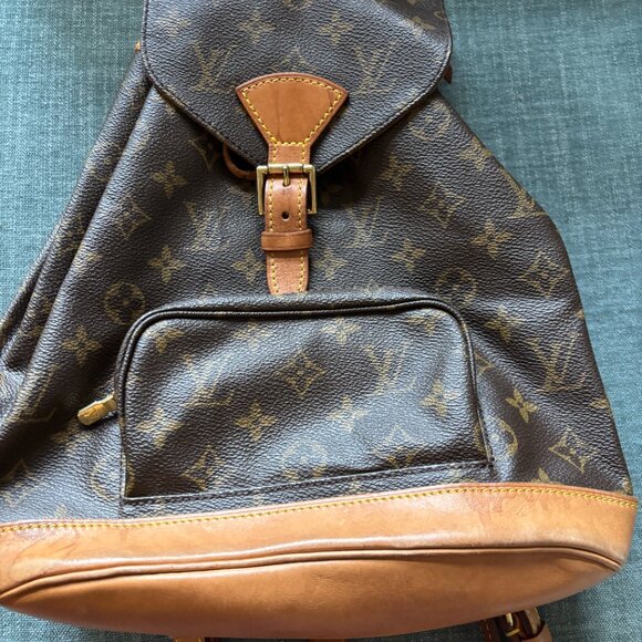 Authentic Louis Vuitton Monogram Backpack Montsouris - Picture 2 of 16